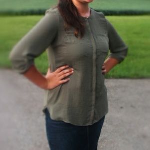 Ladies button up top.